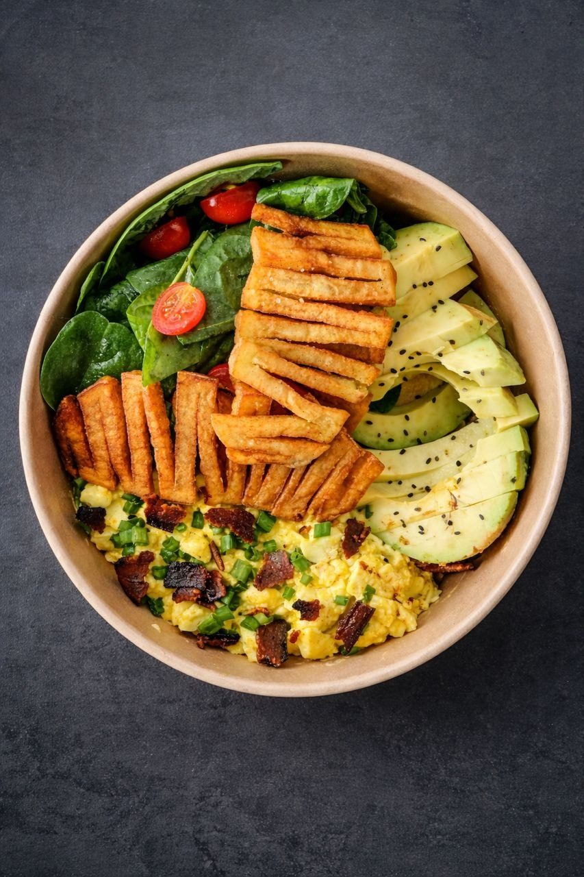 Tofu Brouillé Breakfast Bowl